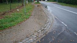 Droga Nowogard - Karska, oczyszczanie chodnika
